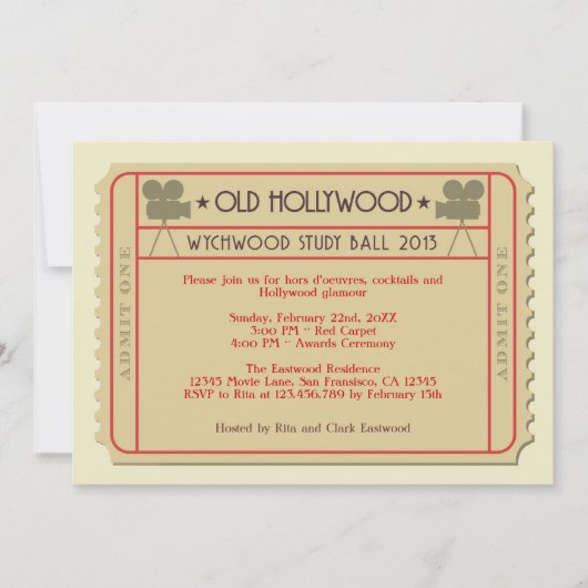 Uitnodiging filmkaartenuitreiking (Voorkant)