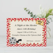 Uitnodiging filmpartij (Staand voorkant)