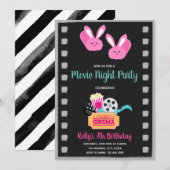 Uitnodiging filmslummer (Voorkant / Achterkant)