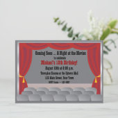 Uitnodiging filmtheater (Staand voorkant)