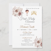 Uitnodiging First Boy Communie (Voorkant)