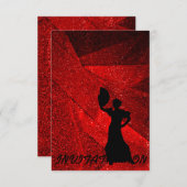 Uitnodiging Flamenco (Voorkant / Achterkant)