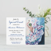 UITNODIGING FLAMENCODANS FEEST EVENEMENT (Staand voorkant)