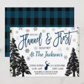Uitnodiging Flannel en Winterfestijn (Voorkant / Achterkant)