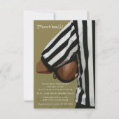 Uitnodiging football (Voorkant)