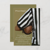 Uitnodiging football (Voorkant / Achterkant)