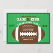 Uitnodiging football Engagement Party (Voorkant)