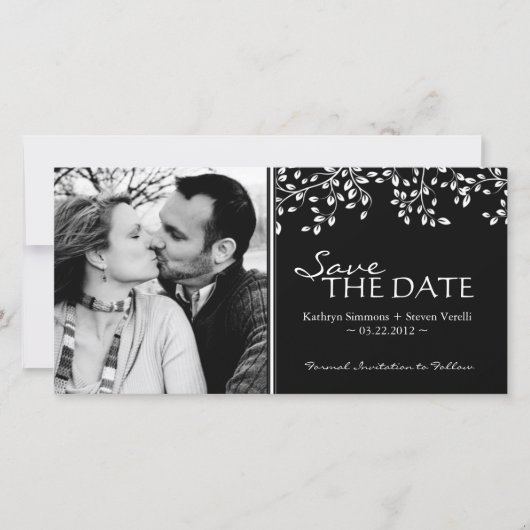 Uitnodiging Foto Save The Date (Voorkant)