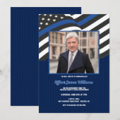 Uitnodiging fotopartij politie (Voorkant / Achterkant)