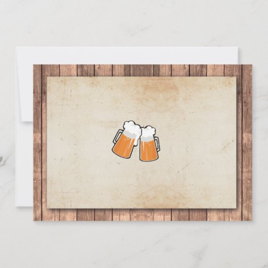 Uitnodiging Foto's Uitnodiging Foto's Cheers Beers (Achterkant)