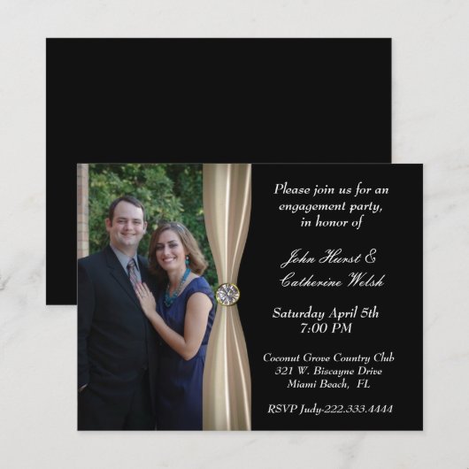 Uitnodiging fotoverlofpartij (Voorkant / Achterkant)