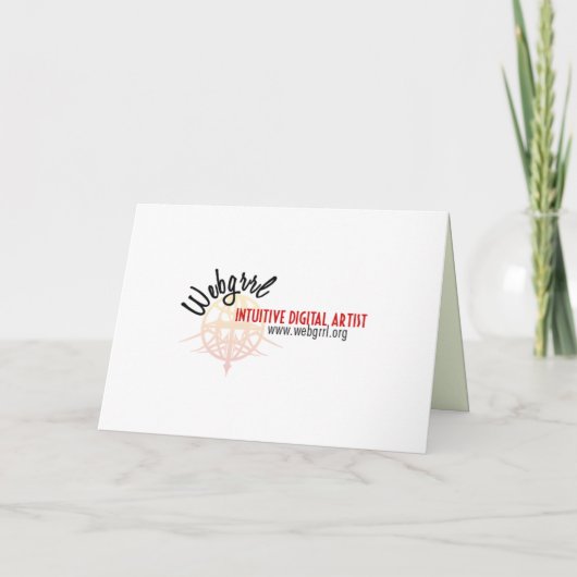 Uitnodiging Fractal Green Kaart (Achterkant)