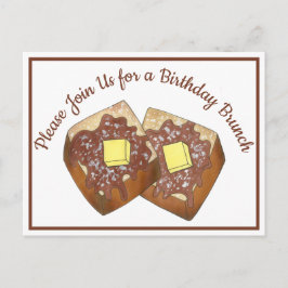 Uitnodiging Franse Toast Breakfast Brunch Party