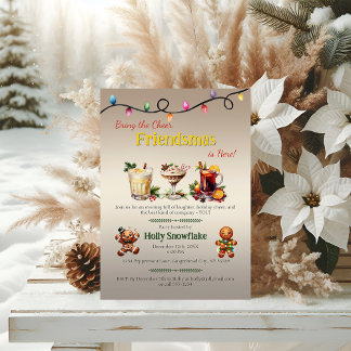 Uitnodiging Friendsmas Feest – Leuk & Feestelijk