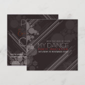 Uitnodiging funky House Dance Party (Voorkant / Achterkant)