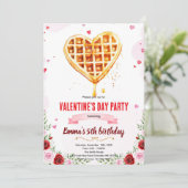 Uitnodiging Galentine's Brunch feestje (Staand voorkant)