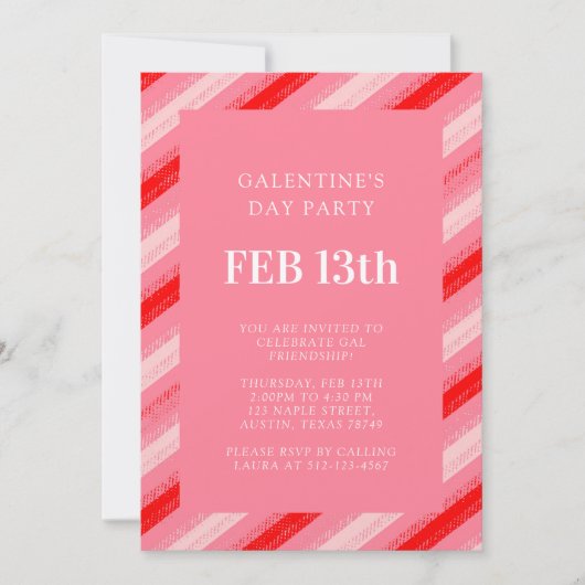 Uitnodiging Galentines Day (Voorkant)