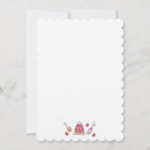 Uitnodiging Galentines Day Toasting Hart Frame (Achterkant)