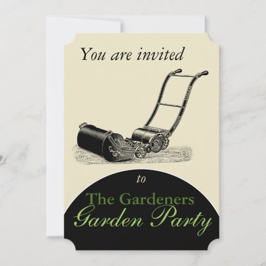 Uitnodiging  gazonpartij (Voorkant)