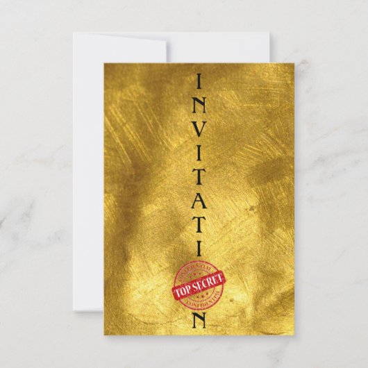 Uitnodiging geheime dans (Voorkant)