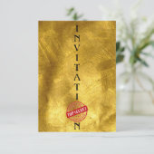 Uitnodiging geheime dans (Staand voorkant)