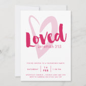 Uitnodiging Geliefd Valentijnsfeest (Voorkant)