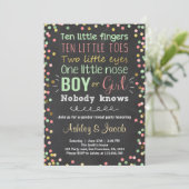 Uitnodiging geslacht onthulling Groen Koraal Jonge (Staand voorkant)