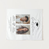 Uitnodiging Gezamenlijke Afstudeerfeest 2 Foto Wandkleed (Voorkant (horizontaal))