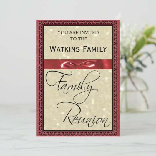 Uitnodiging gezinshereniging (Staand voorkant)