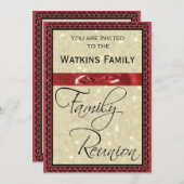 Uitnodiging gezinshereniging (Voorkant / Achterkant)