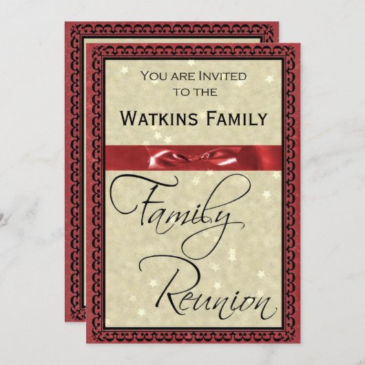 Uitnodiging gezinshereniging (Voorkant / Achterkant)