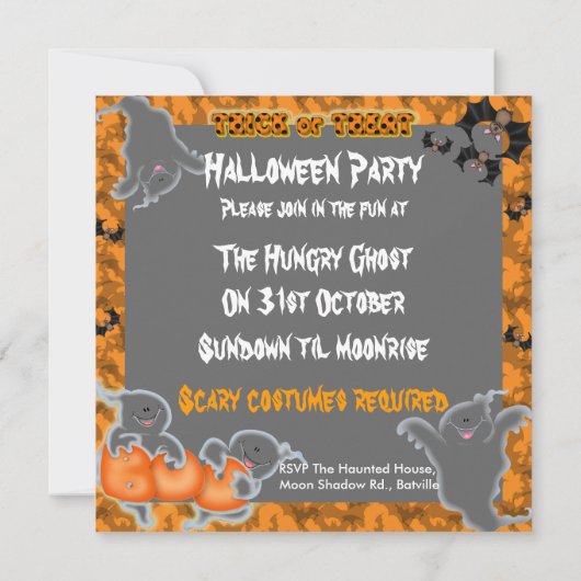 Uitnodiging Ghofinal Party (Achterkant)