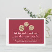 Uitnodiging Gingersnap Holiday Cookie Exchange (Staand voorkant)