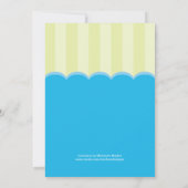 Uitnodiging Girls Birthday Pool (Achterkant)