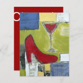 Uitnodiging Girls Night Party (Voorkant / Achterkant)