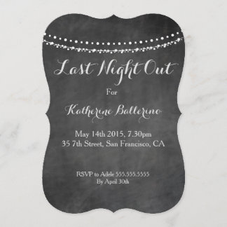 Uitnodiging gisteravond