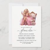 Uitnodiging Glam Modeshow (Voorkant)