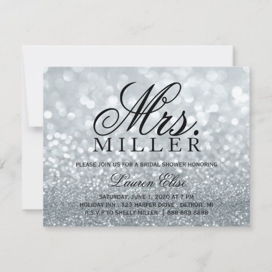 Uitnodiging - Glit Fab mevrouw Vrijgezellenfeest 2 (Voorkant)