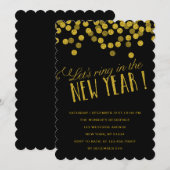 Uitnodiging Glitter Holiday (Voorkant / Achterkant)