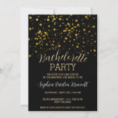 Uitnodiging Glitter Splash Party (Voorkant)