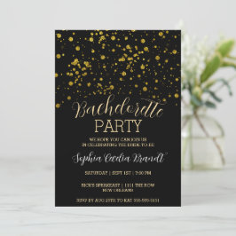 Uitnodiging Glitter Splash Party