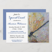 UITNODIGING GLOEIEND LIBELLE FEestJE (Voorkant / Achterkant)