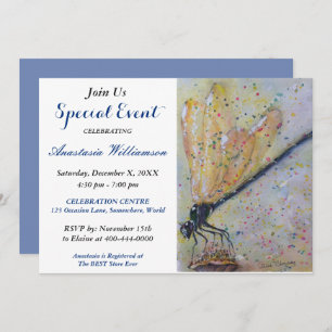 UITNODIGING GLOEIEND LIBELLE FEestJE