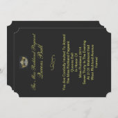 Uitnodiging Gold Crown (Voorkant / Achterkant)