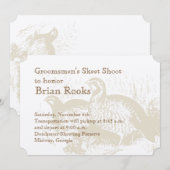 Uitnodiging Golden Quail Plantation (Voorkant / Achterkant)