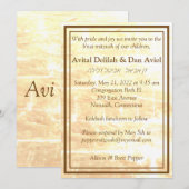 Uitnodiging Golden Traditions (Voorkant / Achterkant)