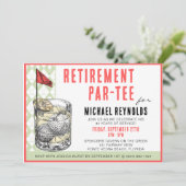 Uitnodiging Golf Cocktailparty (Staand voorkant)