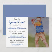 UITNODIGING GOLF FEest EVENEMENT (Voorkant / Achterkant)