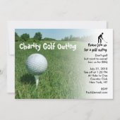 Uitnodiging Golf Outing Charity Party (Voorkant)