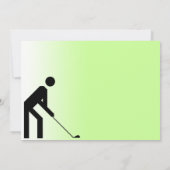 Uitnodiging Golf Outing Charity Party (Achterkant)